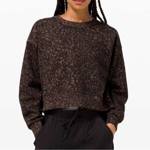 Lululemon Perfectly Oversized crop crew